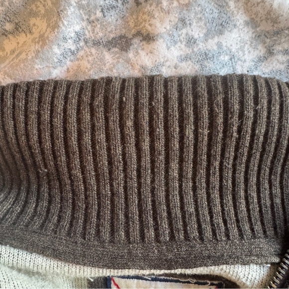 VTG Woolrich Y2K Zip Up Sweater Sz M Track Blokette Blokecore Made in Italy Wool - Picture 12 of 16